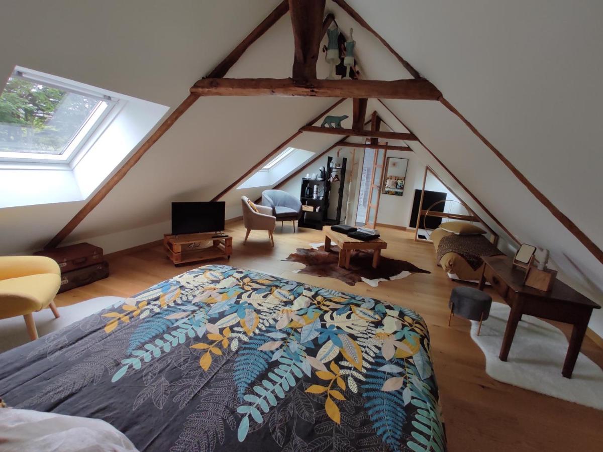 Aux Trois Palmiers Bed and Breakfast Σαιν-Μπριέκ Εξωτερικό φωτογραφία
